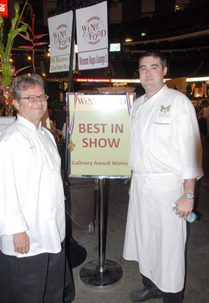 M Bistro's award-winning chefs show off a little.