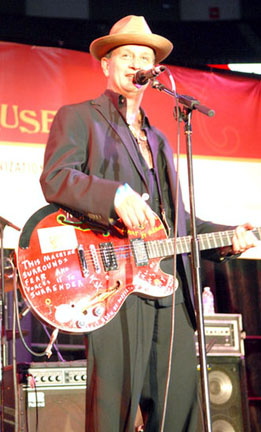 After the parade, Paul Sanchez and the Rolling Road Show entertained the crowd.